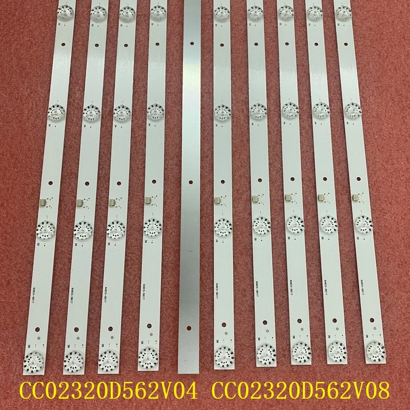 LED Strips For NVT-32H103W 32HT101X CC02320D562V04 CC02320D562V08 LC320DXY-SLA6 LSC32 32LED02T2M 32LED03T2M LE-8822A images - 6