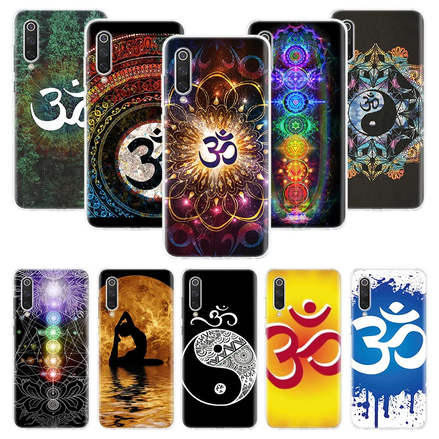 Чехол для телефона Aum Om Yoga Мягкий ТПУ Xiaomi Redmi Note 10 9 9S 8 7 6 8T 8A 7A 6A S2 K30 K20 MI CC9 F1 Lite