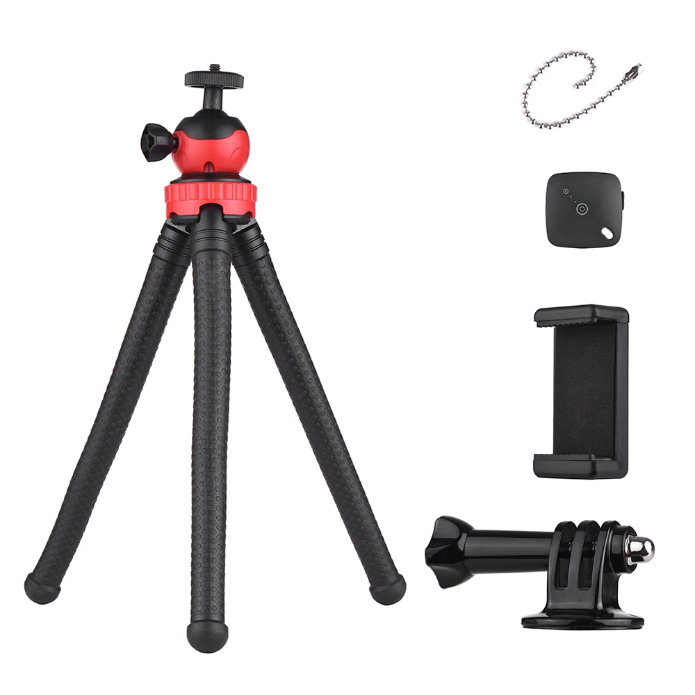 MZ305 Мини Гибкий штатив Осьминог Держатель подставка с держателем для телефона