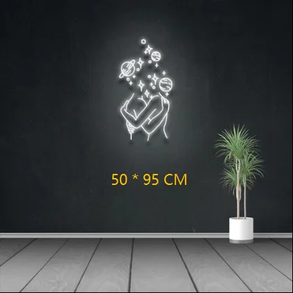 

Hug Neon Light Sign For Bar Pub Restaurant Brighten Brand Home Wall Art Decorations Party