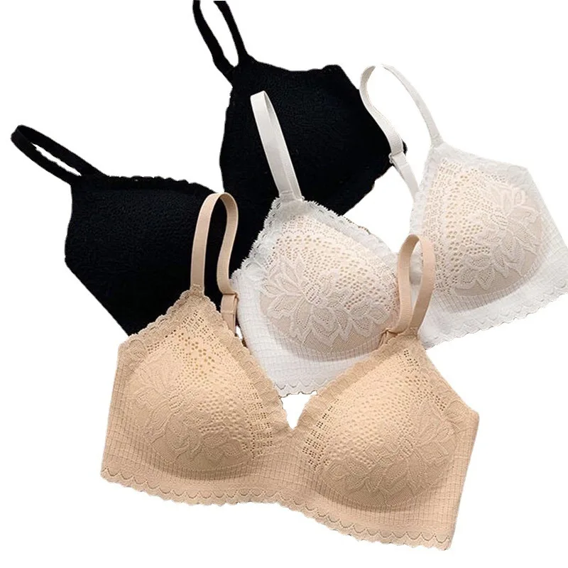 

Push Up Bra Women Underwear Bras Lace Bra Without Underwire Sexy Bras for Women Big Fat Sexy Woman Seamless Wireless Bra