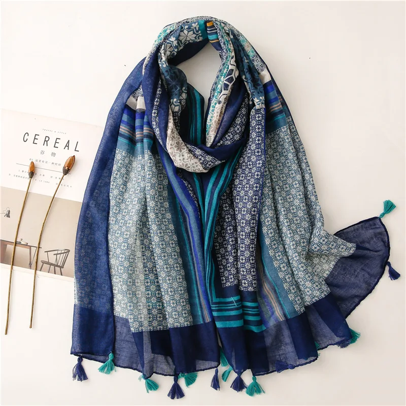 

Women Vintage Viscose Scarf Shawl Large Soft Shawl Stole Female Special Totem Travel Wrap NEW