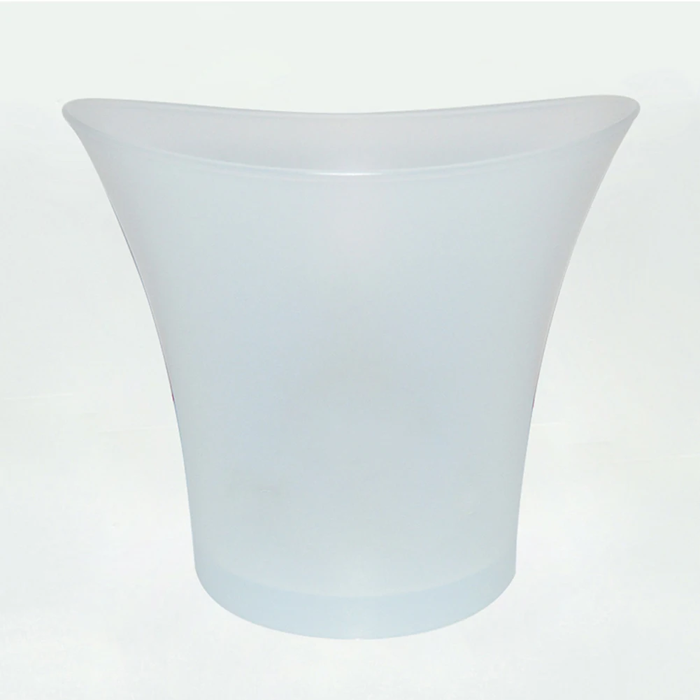 

KTV Bar For Beer Barware Supplies Plastic Ice Bucket 5L Fabala Cool Kitchen Tools Luminous Colorful Gradient