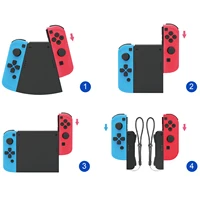 5 in 1 handle connector set ns joy con left and right small handle connector for nintendo switch game console game accessories