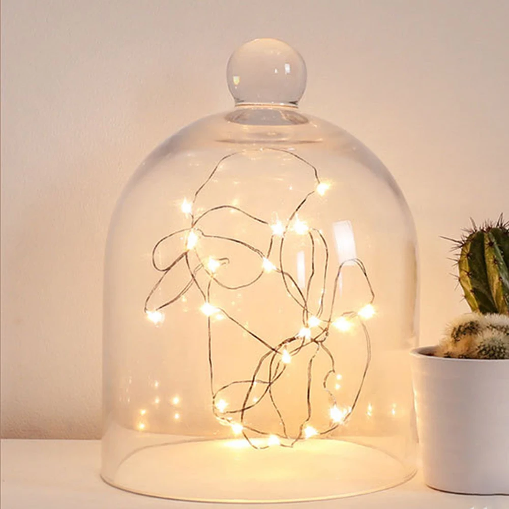 

LED String Lights Copper Wire Lamp Open Lid Induction Lamp for DIY Party Sensor Valentine's Day Night Light
