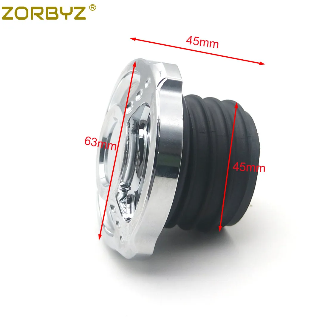 ZORBYZ мотоциклетный CNC кромкообрезанный вентилируемый Бензобак топливная Крышка
