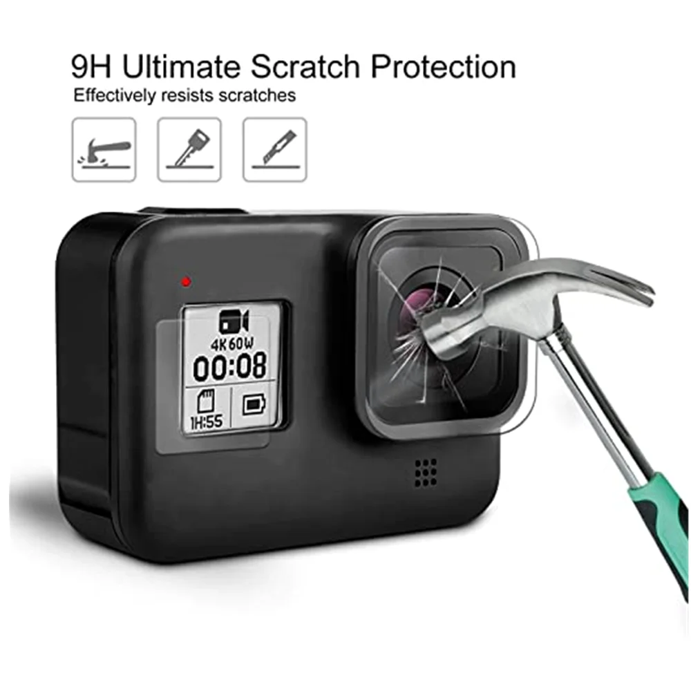 6 шт. защитная пленка для объектива камеры с защитой от пыли|Чехлы экшн-камер| |