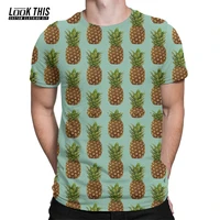 food pattern pineapple 3d t shirt mens oversized t shirt summer 2021 tops unisex short sleeved daily sportswear t shirt tees