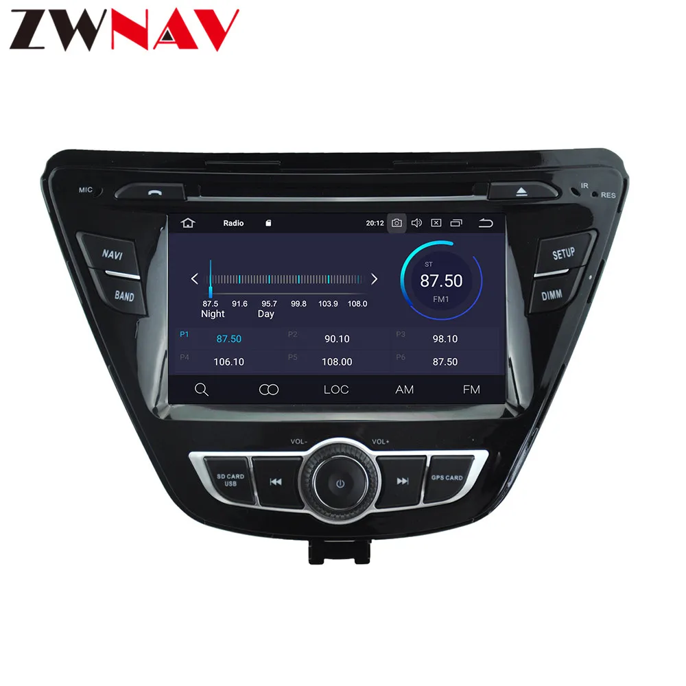 Автомобильный dvd-плеер DSP Android 9 0 для Hyundai Elantra 2014 + Avante(MD) 6 автомобильный