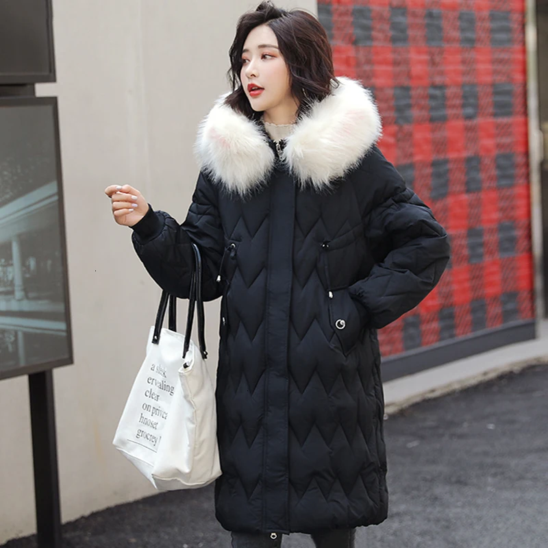 2019 Горячая покупка зимняя женская утепленная Меховая куртка с капюшоном Женская