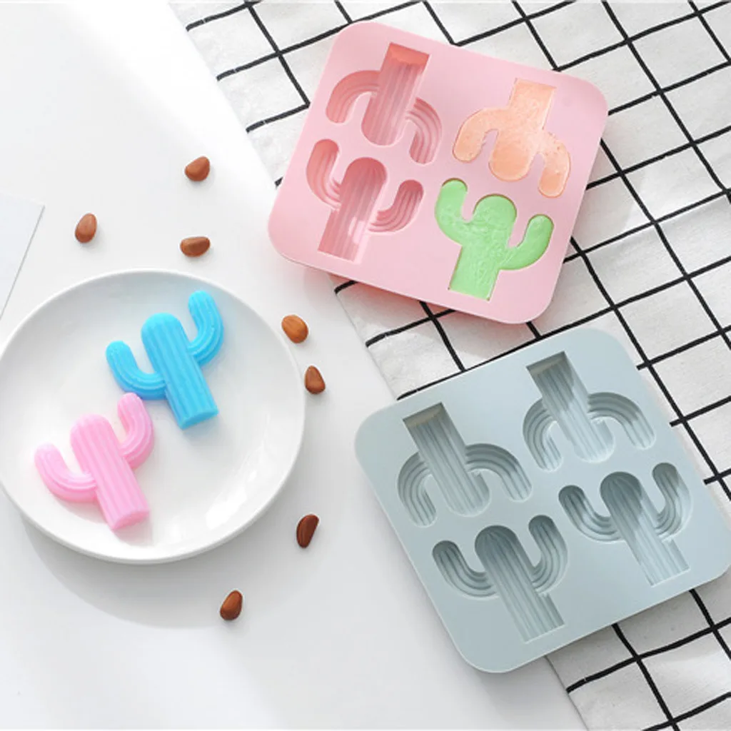 Кактус силиконовые формы шоколада для поделок 3D пресс выпечки Лидер продаж 2019