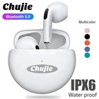 Беспроводные наушники Pro 6, Bluetooth-наушники, водонепроницаемые наушники-вкладыши с шумоподавлением для Xiaomi, Huawei, Iphone, Tws наушники