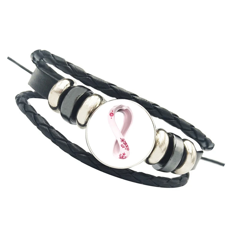 

Leather bracelet, 2022 Qatar football World Cup emblem, vintage leather bracelet, best gift from schoolboy and schoolgirl friend