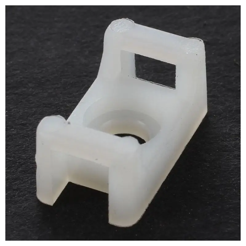 100 шт 3 мм ширина провода Держатель кабеля белый пластиковый держатель легко и