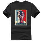 Новая мужская футболка TOM HIDDLESTON художественная фотопечать (HOPE Обамы) постер подарок