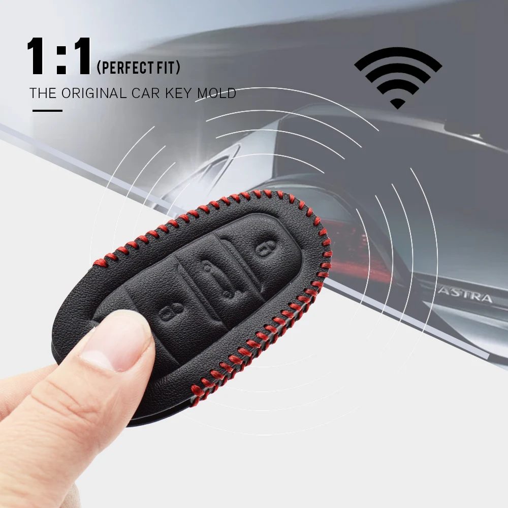 Leather Car Key Case Cover For Citroen Jumpy Berlingo C3 C4 Grand Picasso Xsara Cactus DS5 DS4 C5 X7 Ring Shell Accessories | Автомобили и