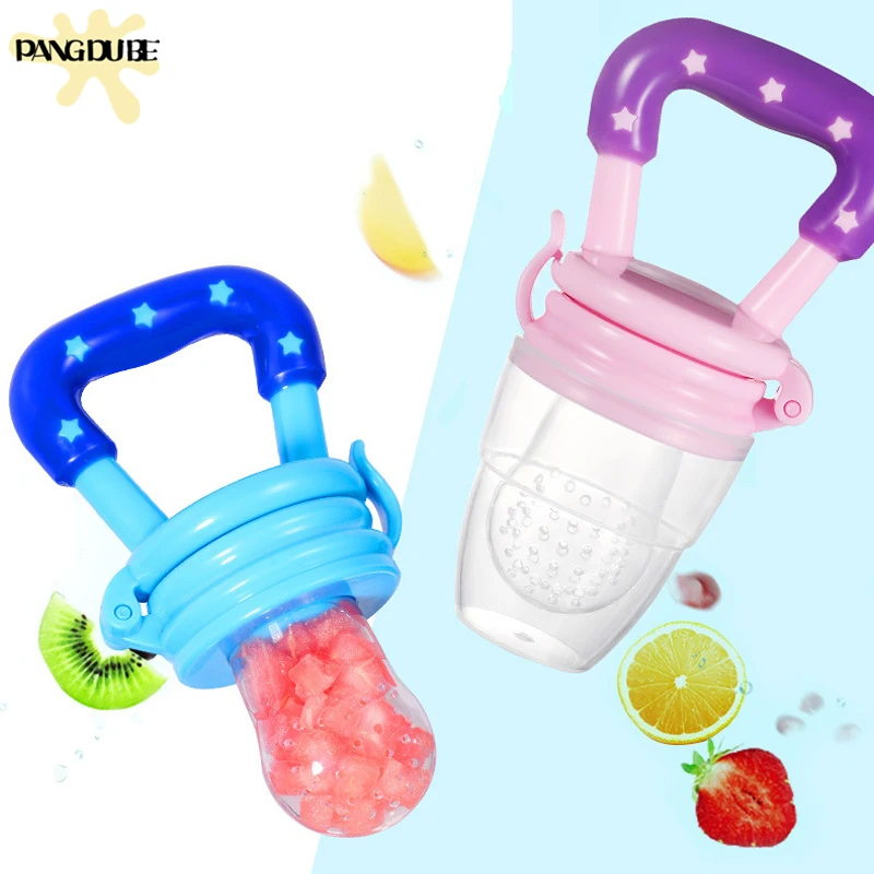 

Baby Pacifier Teething Toy Vegetable Fruit Feeder Eat Food Supplement Safe Silicone Nipple Bite Oral Care Baby Teether Pacifier