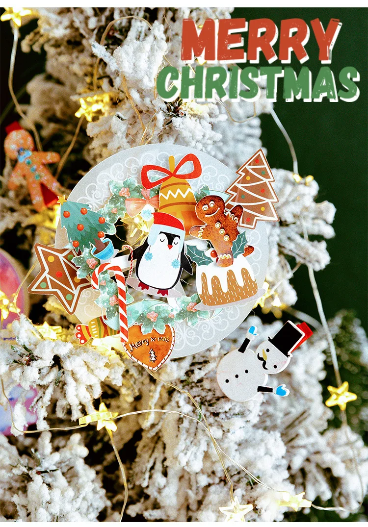 Серия Merry Christmas Bullet Journal декоративная коробка наклейка s Скрапбукинг этикетка-наклейка дневник канцелярский альбом наклейка благословение