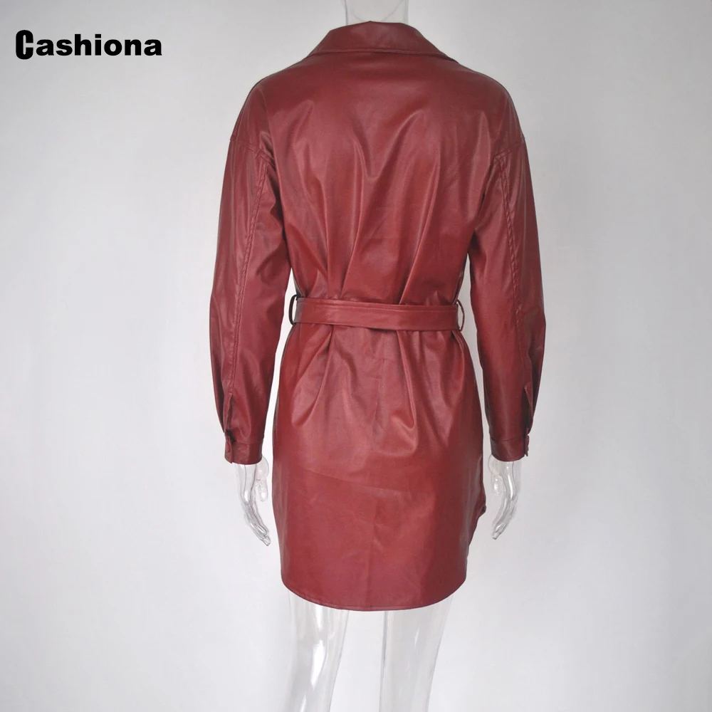 

Cashiona 2021 Sexy Faux PU Leather Dress Plus size 4xl Women Short Party Dresses Patchwork Sashes Femme Mini Vestido Robe Dress