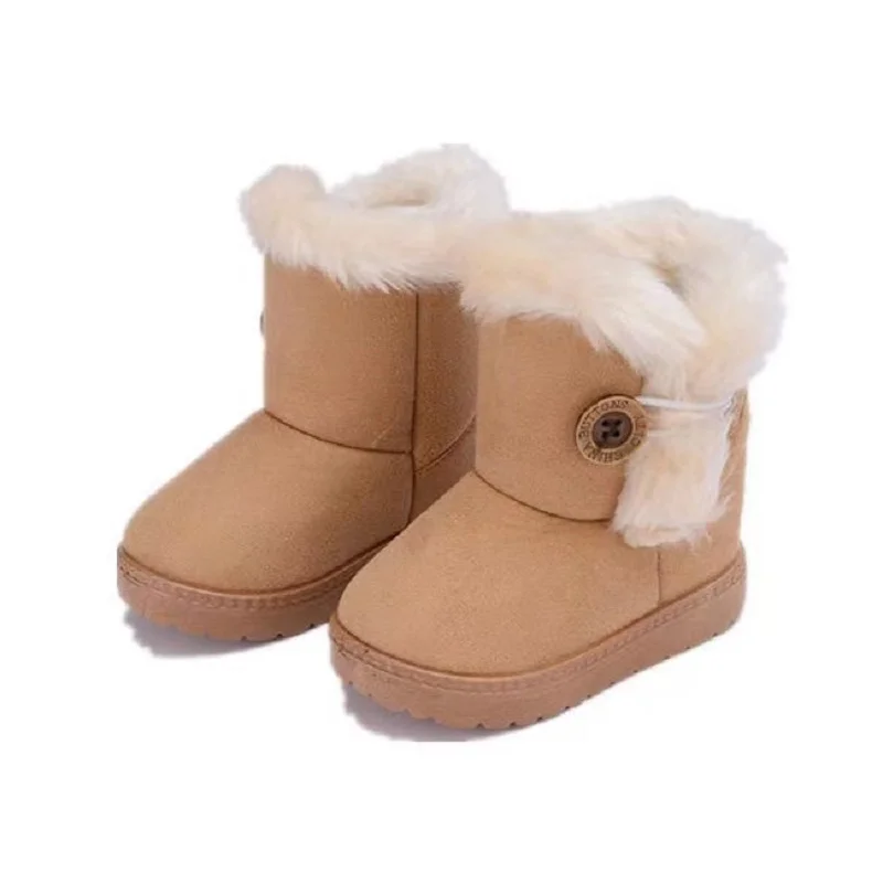 Детская обувь однотонные детские ботинки детская зимняя Мокасины одежда для