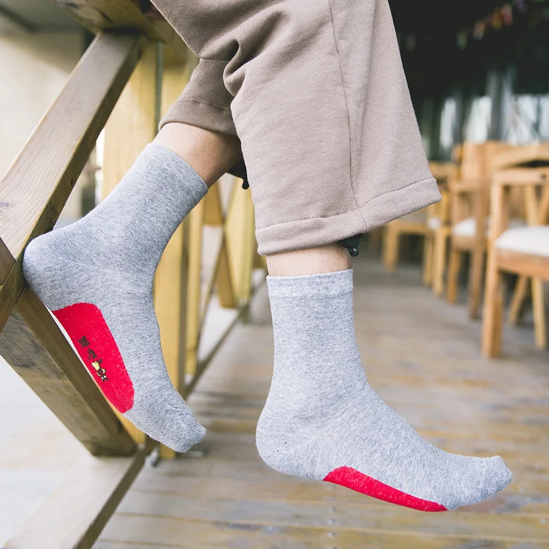 Носки мужские хлопковые в стиле Харадзюку индивидуальные повседневные