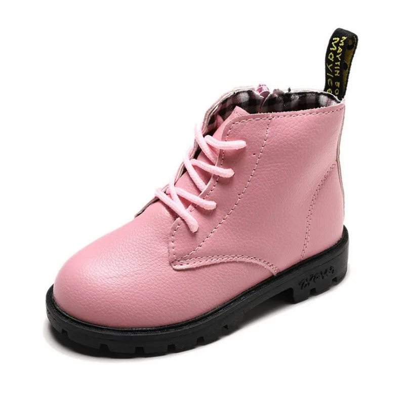 Модные новые осенние детские ботинки для девочек Нескользящие Детские Весенние