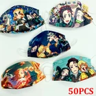 Маска для лица, косплей, одноразовая, 50 шт., Demon Slayer Kimetsu No Yaiba, аниме Kamado Tanjirou Nezuko