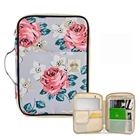 Кавайный органайзер для документов А4, папка для файлов для Ipad, чехол для документов, деловое портфолио, многофункциональный держатель на молнии