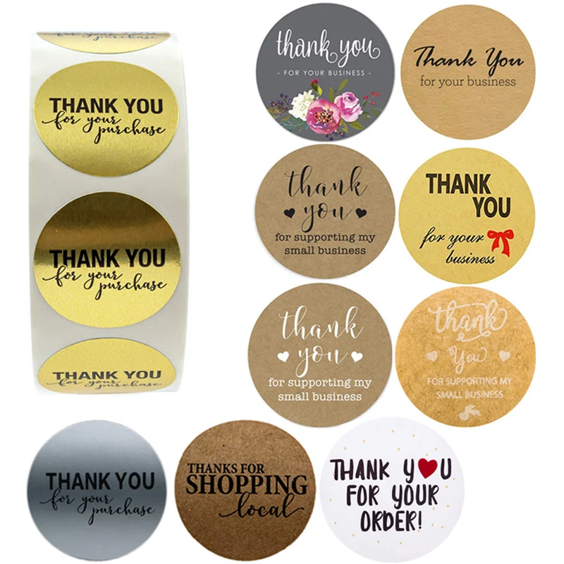 

Thank You for Your Business Purchase Order Stickers Seal Labels Thanks for Shopping Supporting My Small Business Shipping Label