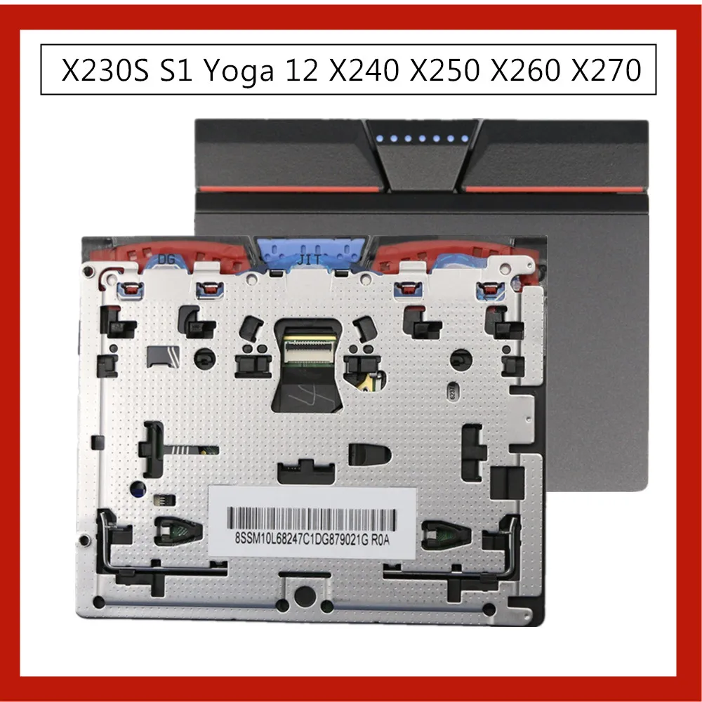 

For Lenovo Thinkpad X230S S1 Yoga 12 X240 X250 X260 X270 Laptop Not New Clicker Mouse Pad Three Keys Touchpad 00UR975 00UR976