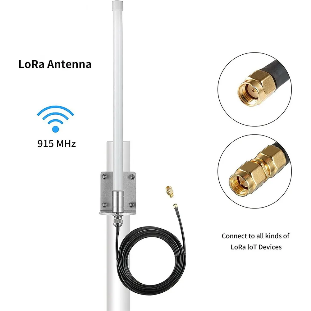 

12dBi Helium Hotspot Miner Outdoor 915mhz LoRa антенна для RAK Nebra Bobcat промышленное стекло волокно Radome Водонепроницаемая антенна