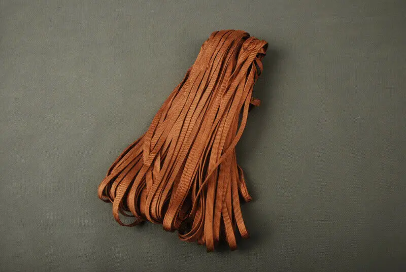 Высококачественный Синтетический шелк коричневый Sageo шнур для обмотки Tsukamai