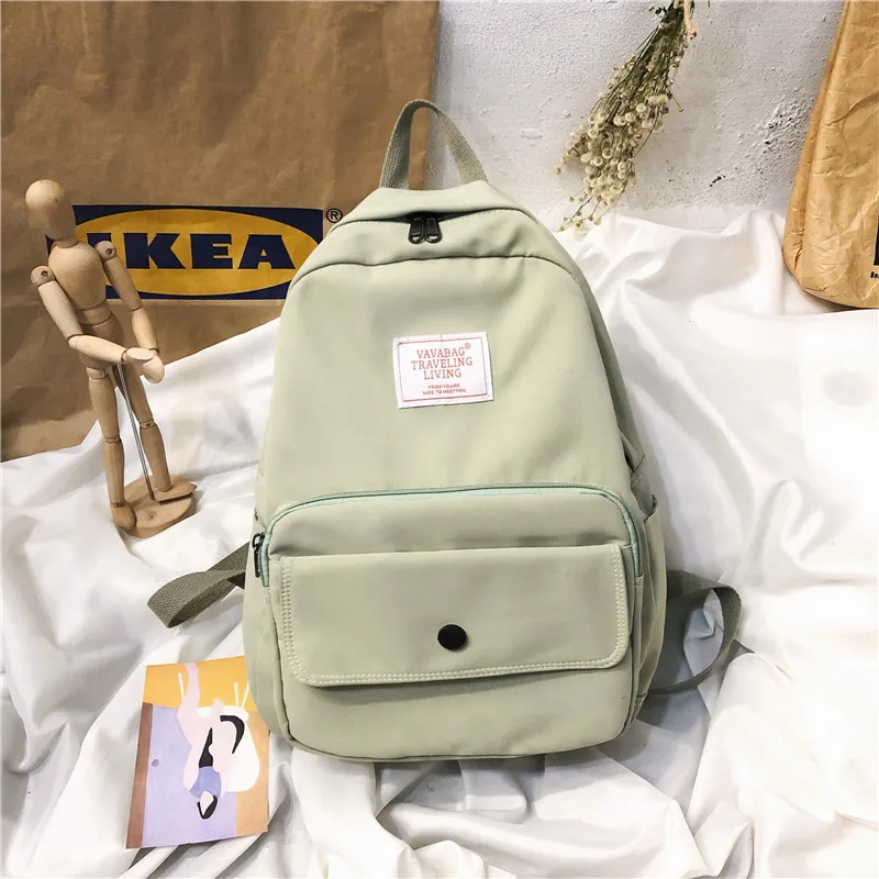 Водонепроницаемый нейлоновый женский рюкзак большие вместительные школьные