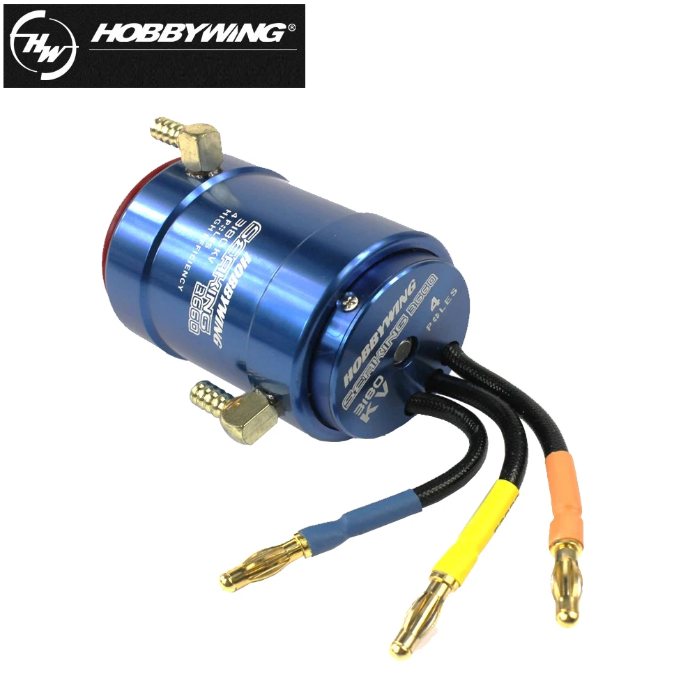 Оригинальный бесщеточный двигатель HOBBYWING SEAKING 2040SL 4800kv/2848SL 3900kv/3660SL 3180kv с водяным