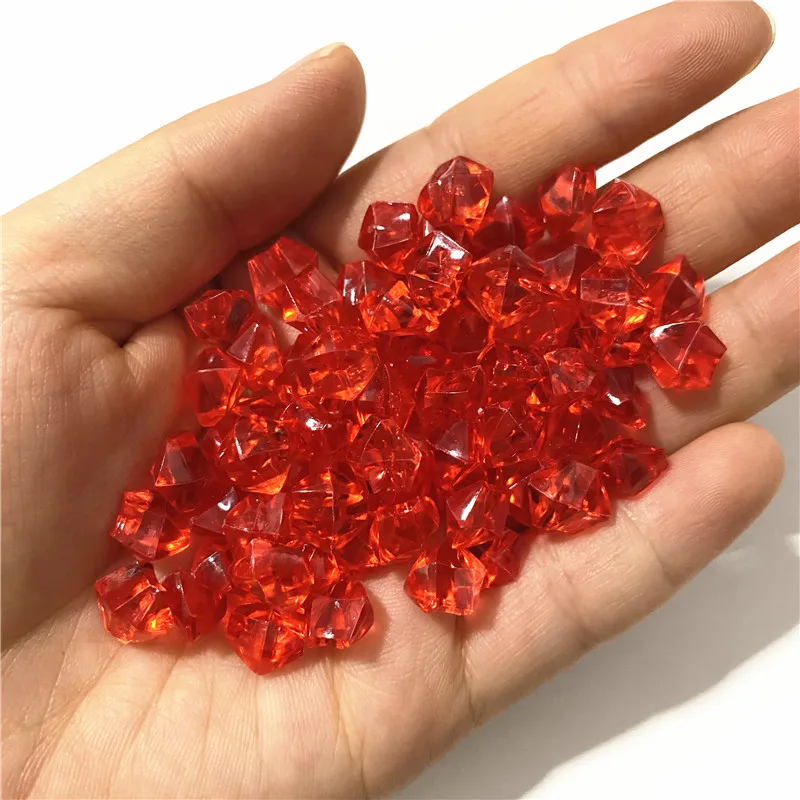 300 шт./лот 68 г 10*9*6 мм неправильной формы из акрила с кристаллами алмазным камнем