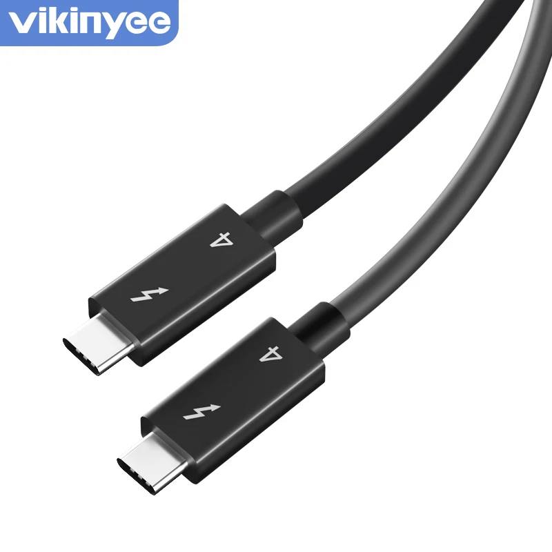 Кабель Thunderbolt 4 de 8K, 60 Гц, 40 Гбит/с, PD, 100 Вт, совместимый с Thunderbolt 3, USB 4,0, USB3.1/3,0, для Macbook, Dell, HP, Asu