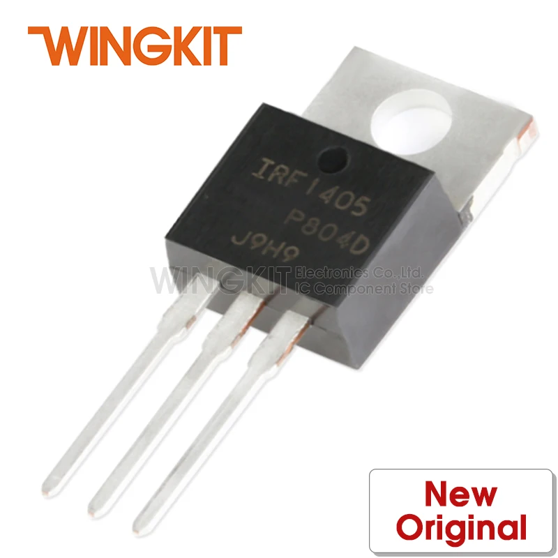 1 шт. IRF1405PBF TO220 IRF1405 TO 220AB одноканальный силовой MOSFET 55V / 169A|Аксессуары для