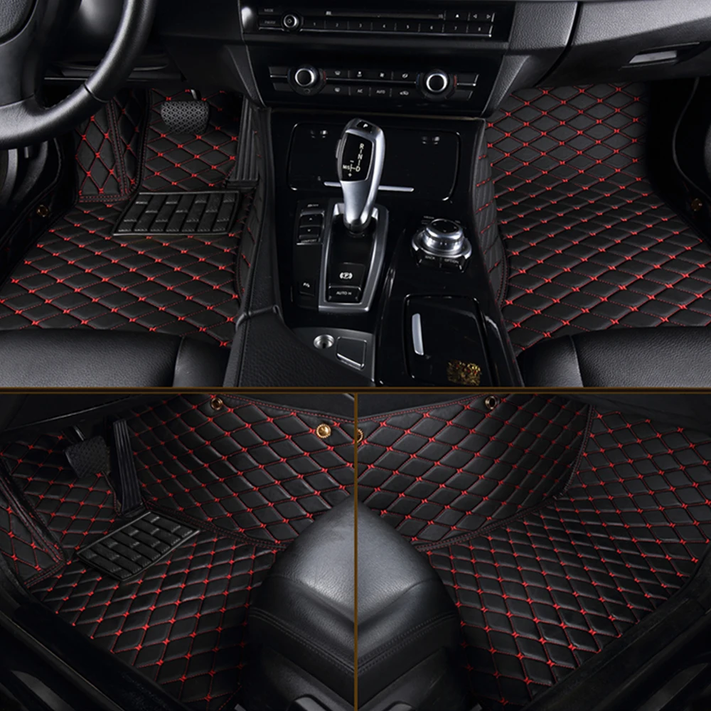

Для Audi A1 2016 2017 2018 автомобильные коврики из искусственной кожи Авто Средства для укладки волос ковер внутренней отделки автомобиля