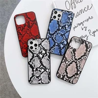 case for iphone 12 mini 11 pro xs max x xr 7 8 6 6s plus snake skin pu leather phone case crocodile texture luxury cover