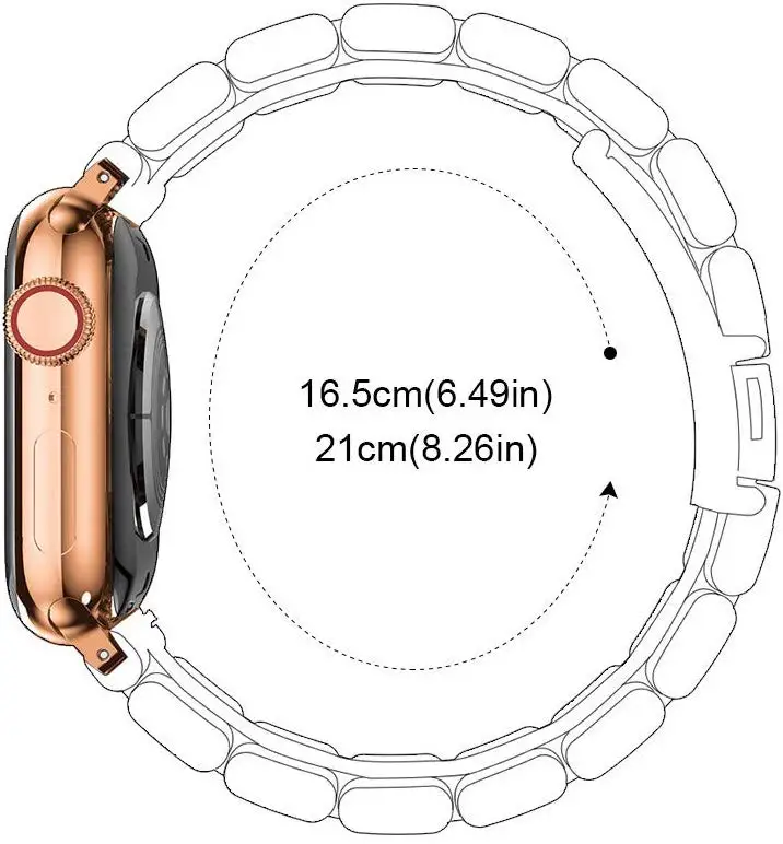 Сменные полимерные ремешки для часов Apple Watch 38 мм 40 мм легкий полимерный металлический ремешок с пряжкой для iwatch серии 1 2 3 4 5 42/44 мм
