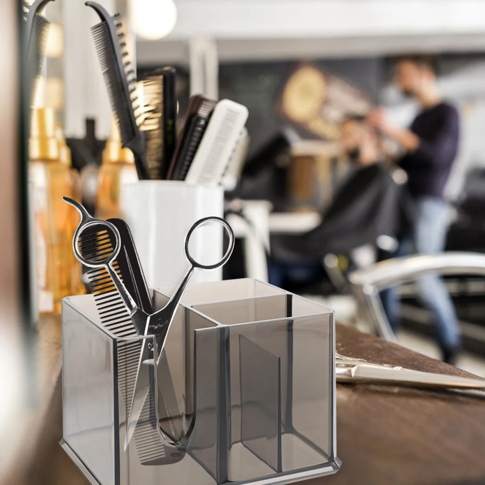 

Hair Clipper Storage Box Haircut Tool Storage Box Hairdressing Scissors Holder