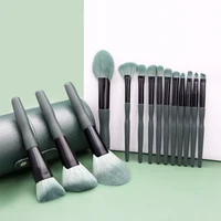 professional green makeup brushes high quality for makeup artists foundation powder eyeshadow eyebrow brush set cosmetic tool