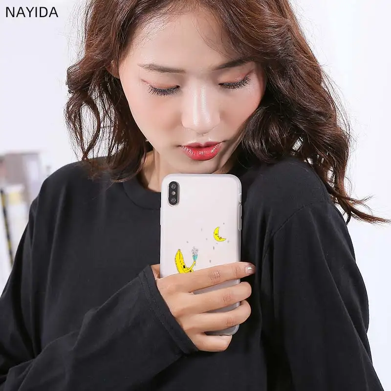 Мягкий чехол для Xiaomi 10 8 A2 A3 Cc9 Lite Mi 9se A1 6X 5X Note Pro Banana Art|Бамперы| |