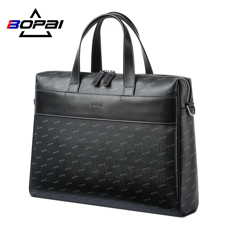 Портфели BOPAI мужские офисные для ноутбука 15 дюймов с отделением через плечо |