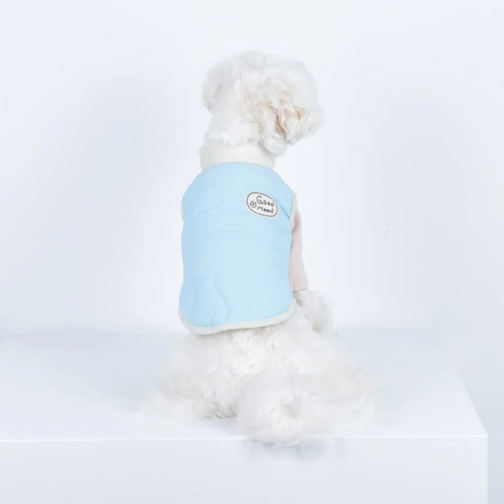 

Autumn Winter Cotton Soft Dog Plush Vest Jacket Lovely Pet Clothing Coat Solid Color Pet Costume for Small Medium Large Dogs