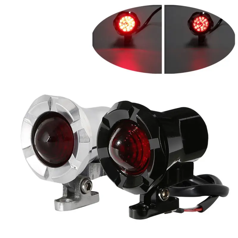 

Motorcycle LED Tail Lamp Brake Light Red Smoke Lens Fit For Harley Dyna Racer Chopper Bobber