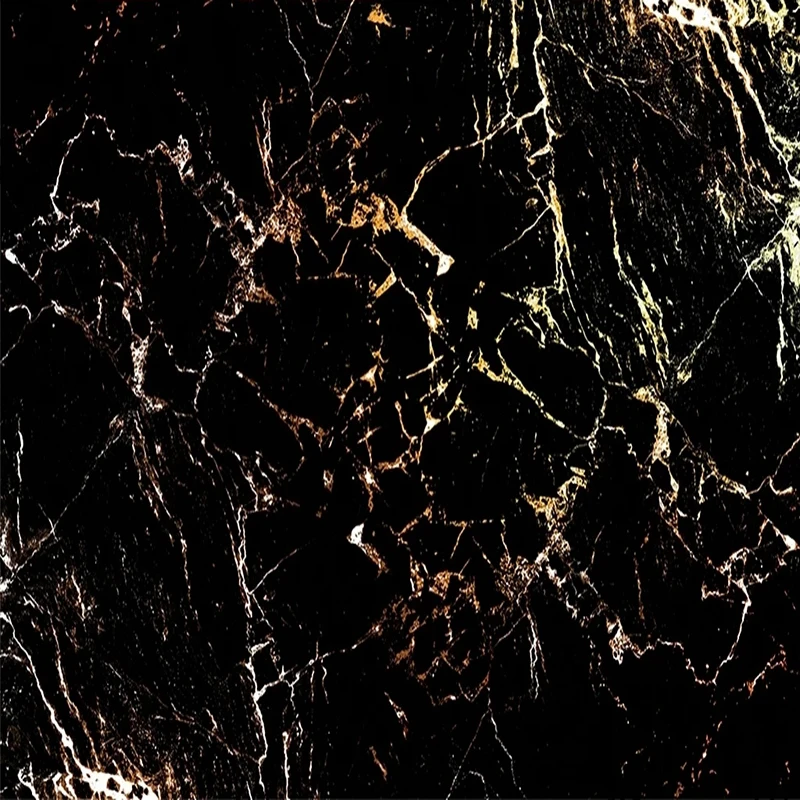 3D обои на заказ роскошный золотой черный мраморный узор ТВ фон настенная