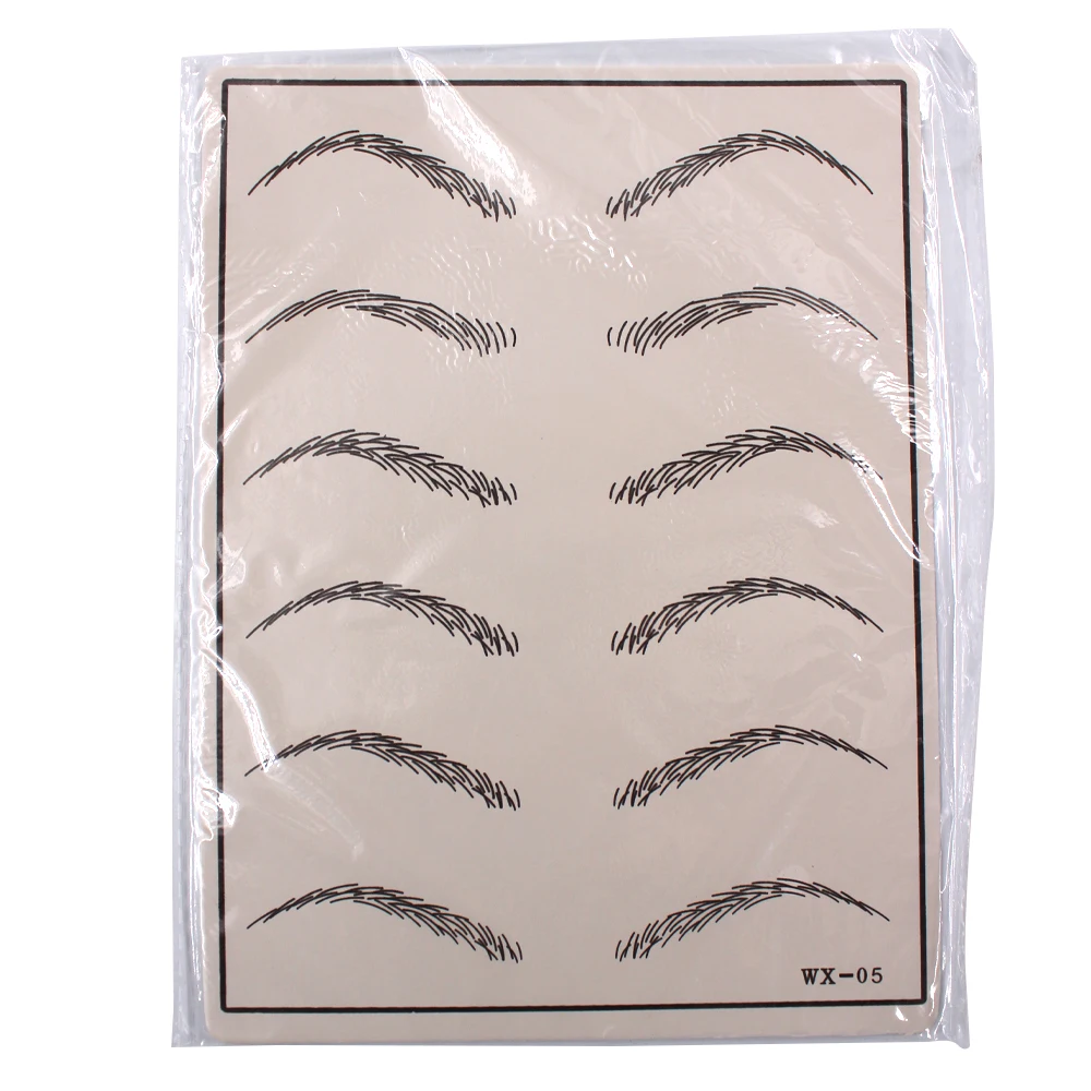 10 шт. косметика для практики татуажа Перманентный макияж татуировка бровей