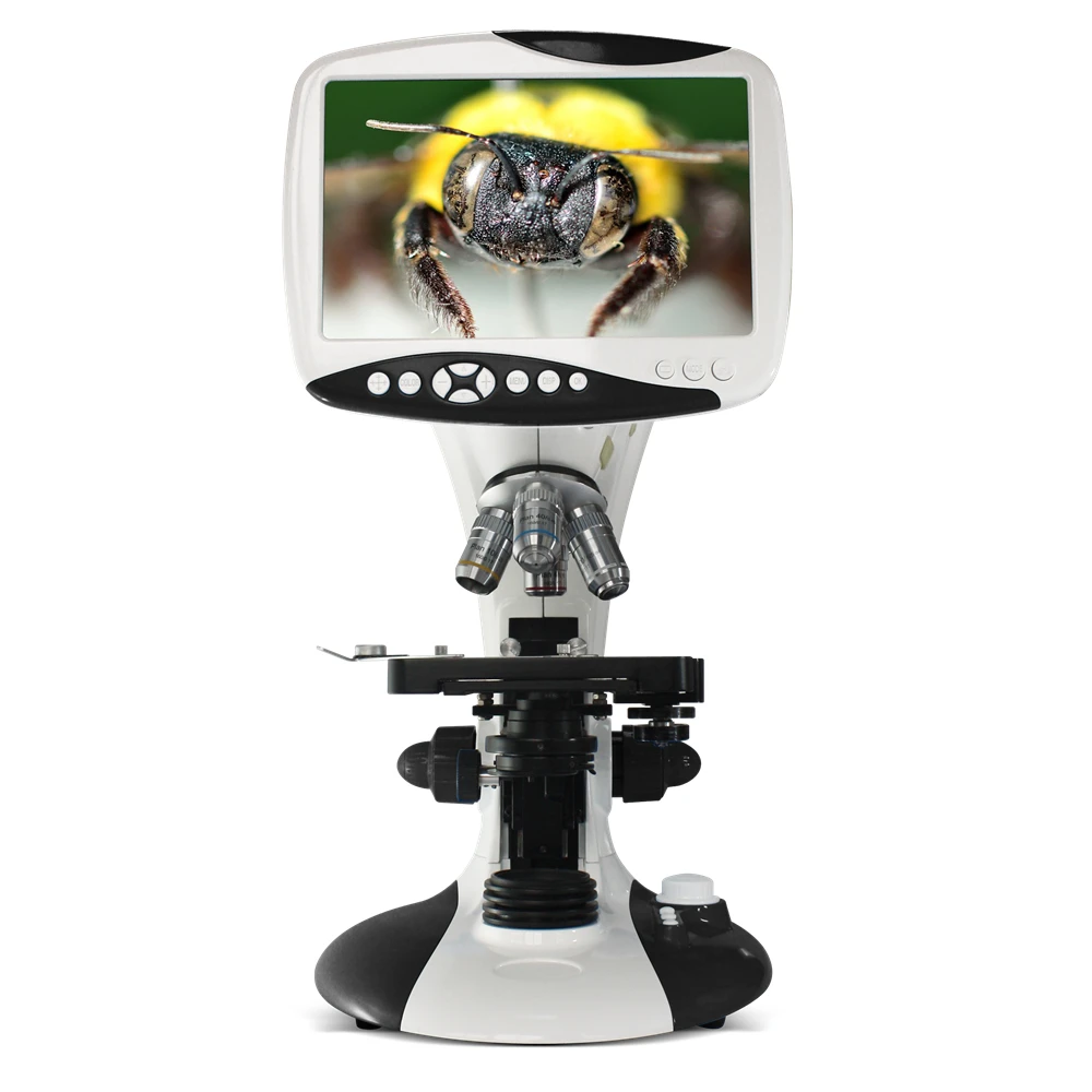 Цифровой биологический стерео металлургический микроскоп TS4 10X 1600X с ЖК экраном 12