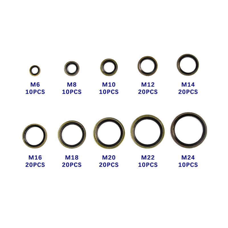 150 шт./кор. гидравлическое резиновое масло высокого давления скрепленная шайба
